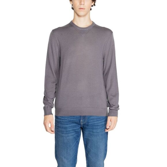 Armani Exchange Gray Wool Men's Sweatshirt